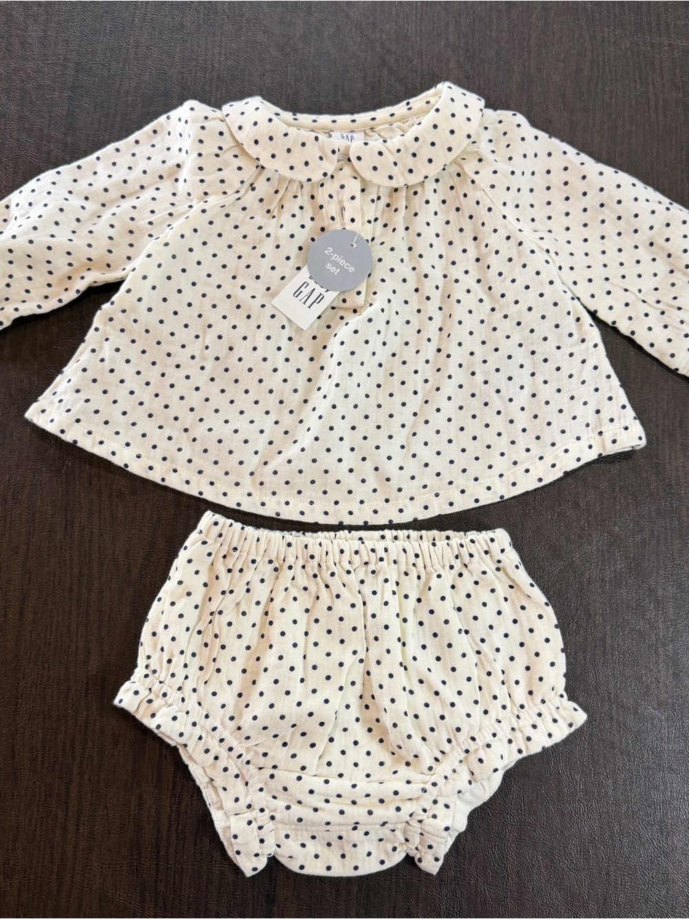 GAP Baby Two-Piece Polka Dot Set Sz 3-6M